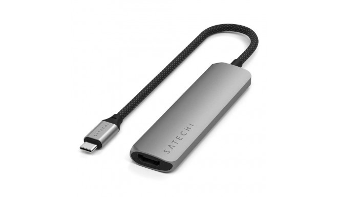 Satechi ST-P4SM liidesehub USB Type-C 10000 Mbit/s hall
