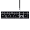 Satechi Slim W3 klaviatuur universaalne USB QWERTY inglise alumiinium, must