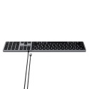 Satechi Slim W3 klaviatuur universaalne USB QWERTY inglise alumiinium, must