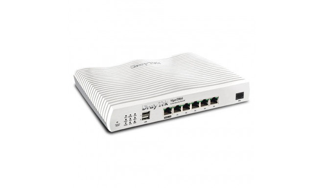 DrayTek modem-ruuter Vigor 2866 Gfast tulemüüriga juhtmega Gigabit Ethernet, hall