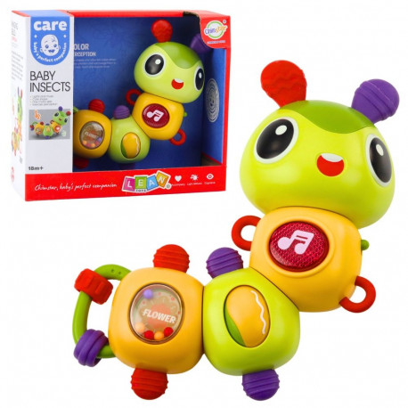 interaktiivne muusikaline sensoorsetelementidega kõristi närimislelu pöörlev 360°