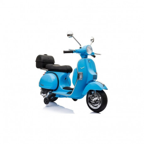 Vespa laste akutoitel roller LED-tuled MP3-paneel, sinine