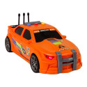 Auto sportlik võidusõidu 1:16 oranž heli