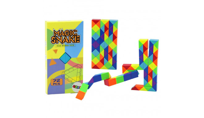 värviline hariv osavusmäng pusle madu 72 osa