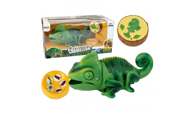 Kameleon kaugjuhitav roheline tuled 28 cm