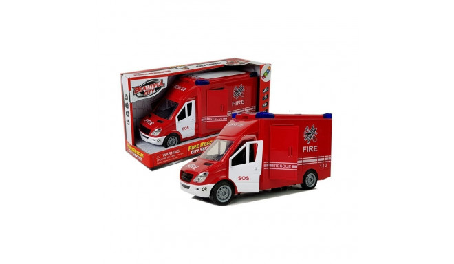 tuletõrjeauto hõõrdeajamiga heliga avatavad uksed