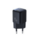 Seina kiirlaadija PicoGo GaN 45W USB-C QC PD, must