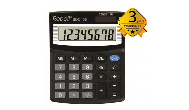 Calculator Semi-Desktop Rebell SDC408
