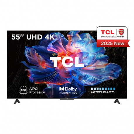 Television - TCL V6C 55" 4K Ultra HD Smart TV Wi-Fi HDR10 Dolby Vision Metallic