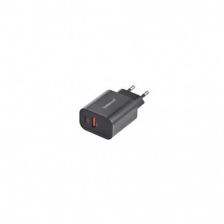 Intenso Power Adapter W30AC, 30W, USB-A and USB-C port, black