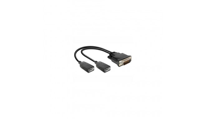 DeLOCK 65354 video cable adapter DMS 2 x DisplayPort Black