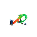 Hot Wheels Monster Trucks Sharks vs. Dinos Dragon Destruction Playset &amp; 2 Toy Trucks