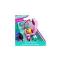 Polly Pocket Doll &amp; Playset, Mattel 80th Heritage Compact, Doll House with Celebration Theme