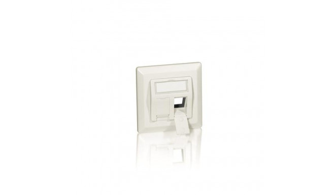 Equip 2-Port German Faceplate
