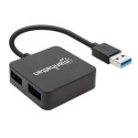 Manhattan USB-A 4-Port Hub, 4x USB-A Ports, 5 Gbps (USB 3.2 Gen1 aka USB 3.0), Bus Power, Fast charg Manhattan USB-A 4-Port Hub, 4x USB-A Ports, 5 Gbps (USB 3.2 Gen1 aka USB 3.0), Bus Power, Fast charg