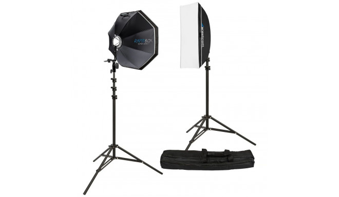 Westcott Rapid Box Switch 2 Light Round Head Speedlite Kit