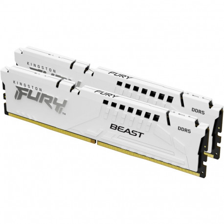 "KINGSTON FURY Beast 64GB DIMM DDR5 6000MT/s DDR5 CL36 Kit of 2 White EXPO"