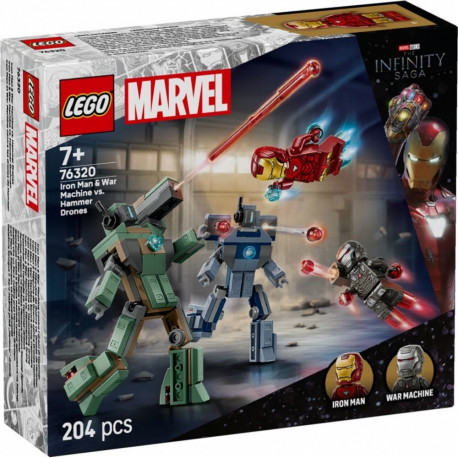 Bricks Super Heroes 76320 Iron Man & War Machine vs. Hammer Drones