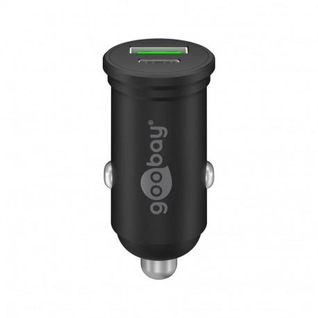 Goobay Dual-USB auto kiirlaadija USB-C PD (Power Delivery), 45 W | 61739