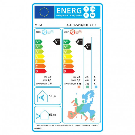 Xiaomi Mijia Air Conditioner Pro Eco, välisosa, 12000Btu/h