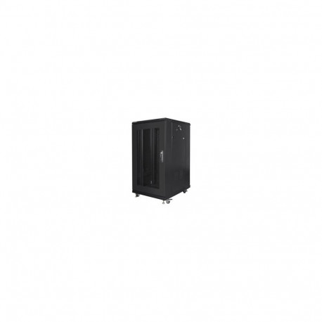 Lanberg | Rack cabinet 19" free-standing 22U/600x800 (flat pack) with mesh door | FF01-6822-23B | Bl