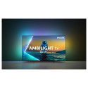Philips OLED 4K Ambilight TV | 77OLED820/12 | 77 | Smart TV | Google TV | Grey