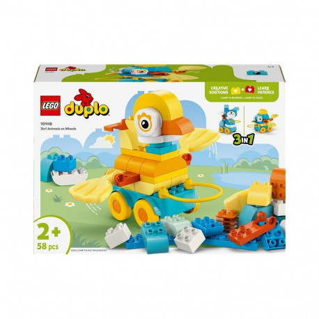 CONSTR LEGO 3IN1 ANIMALS ON WHEELS 10448
