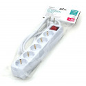 Omega extension cord OL5G15W 1.5m, white
