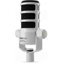 Rode mikrofon PodMic USB, valge