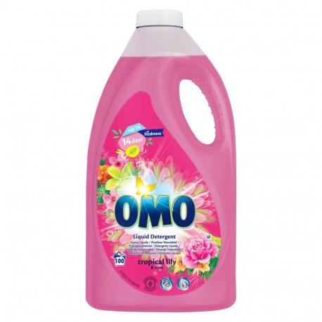LIQUID OMO TROPICAL LILY DETERGENT 5L