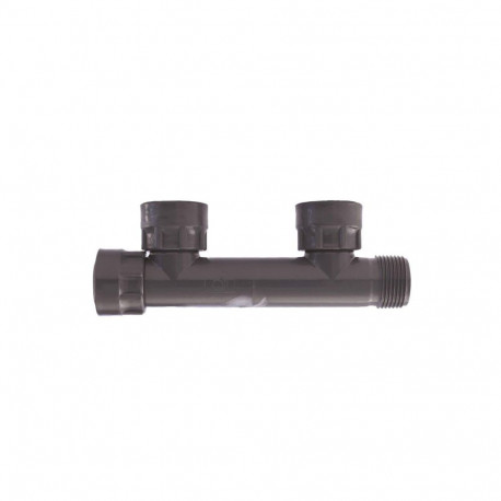 PVC MANIFOLD SYSTEM 2 PORTS 1IN