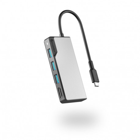 Alogic Fusion Core USB-C 5-portine jaotur space gray