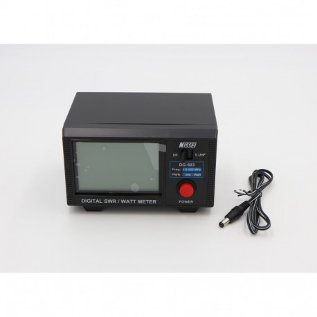 Nissei DG-503MAX Digital SWR-Power Meter 1.6 - 60 and 125 - 525 MHz, 0 - 200 Watt, DMR and SSB suppo