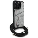 KARL LAGERFELD case for IPHONE 16 PRO MAX KLHCP16XPGGRMPCG compatible with MagSafe (CRSSBY Grained P