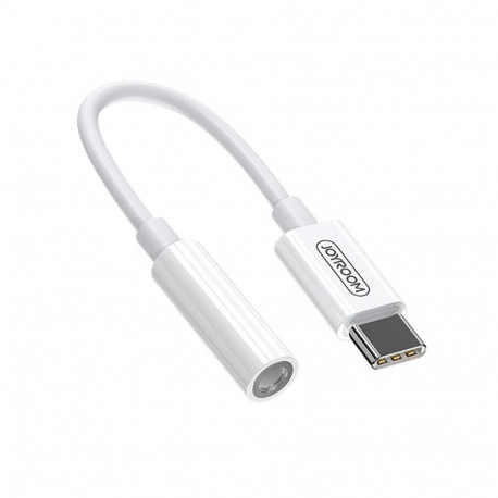 Joyroom SH-C1 headphone mini jack 3.5 mm (female) / USB-C (male) adapter - white