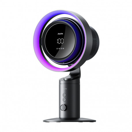 Jisulife Table Fan Pro3 10000mAh Desktop Turbine Fan with Filter - Dark Gray