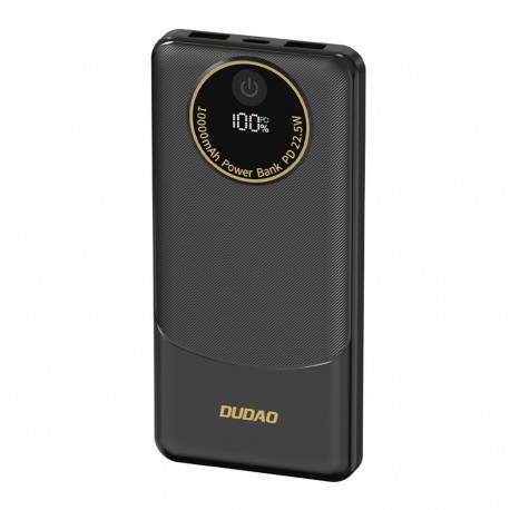 Dudao power bank 10000mAh K12 PD 22,5W USB-A/USB-C, black
