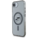 Karl Lagerfeld IML Metal Karl & Choupette Heads MagSafe iPhone 16e Case - Black