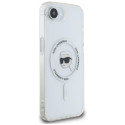 Karl Lagerfeld IML Metal Karl Head MagSafe Case for iPhone 16e White Karl Lagerfeld IML Metal Karl Head MagSafe Case for iPhone 16e White