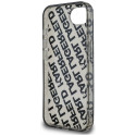 Karl Lagerfeld IML Repeat Logo case for iPhone 16e - silver