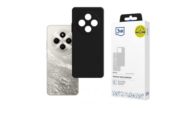 3mk Matt Case for Xiaomi Poco C75 - black