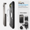 Spigen Tough Armor Case with MagSafe for iPhone 16e with Stand - Gray