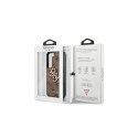 Guess GUHCS22S4GMGBR S901 S22 brązowy/brown hardcase 4G Big Metal Logo