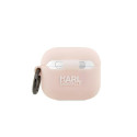 Karl Lagerfeld KLA3RUNCHP AirPods 3 cover pink/pink Silicone Choupette Head 3D