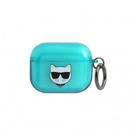 Karl Lagerfeld Choupette AirPods Pro Case - Blue