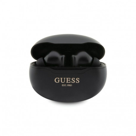 Guess GUTWST50EK TWS Bluetooth headphones + docking station - black Classic EST