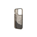Karl Lagerfeld Liquid Glitter Elong case for iPhone 14 Pro Max - black
