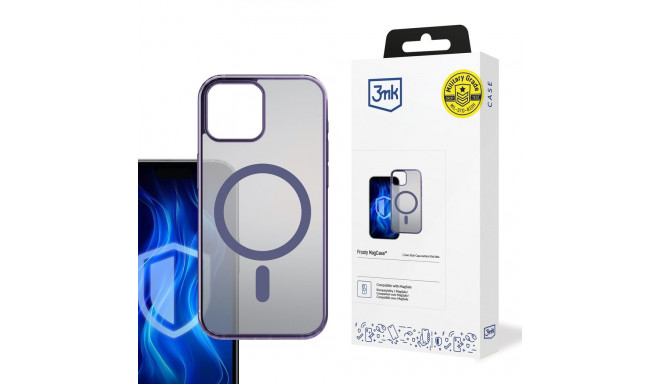 3mk Frosty MagCase Purple Case for Apple iPhone 14 Plus - purple
