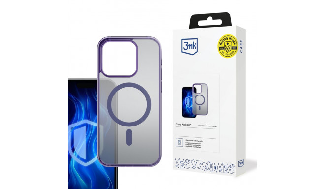 3mk Frosty MagCase Purple Case for Apple iPhone 14 Pro - purple