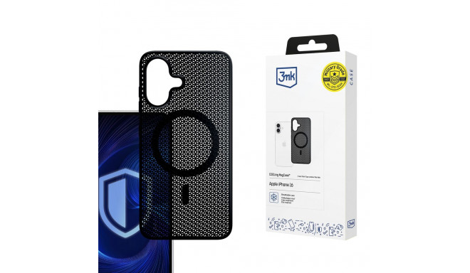 3mk COOLing MagCase for Apple iPhone 16 Plus - Black